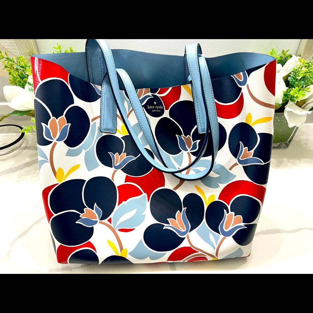Kate Spade Mya Breezy Floral Tote (reversible)
